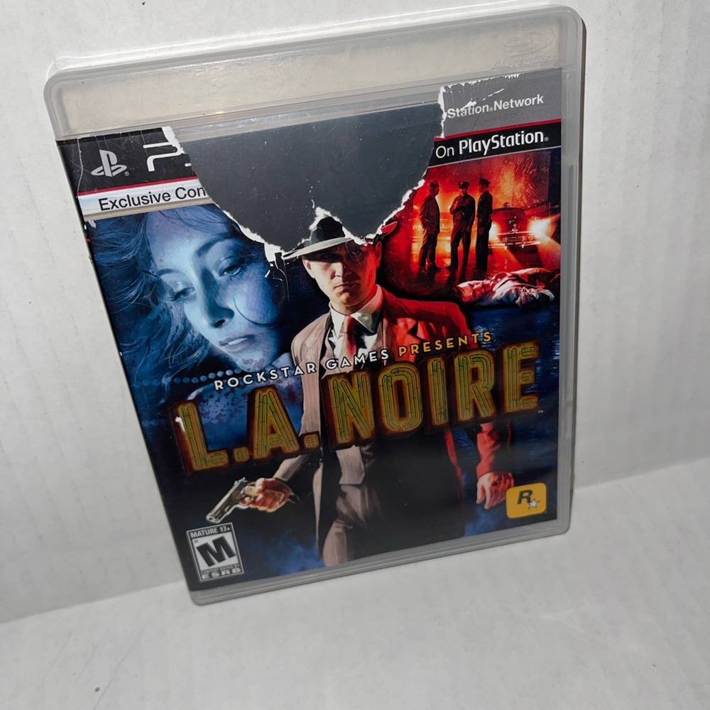 L.A. Noire (Sony PlayStation 3, 2011) Complete Tested Works Damaged Artwork